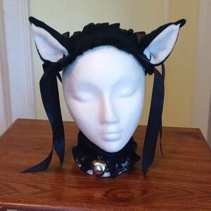 Catgirl headband and choaker set maid anime cosplay